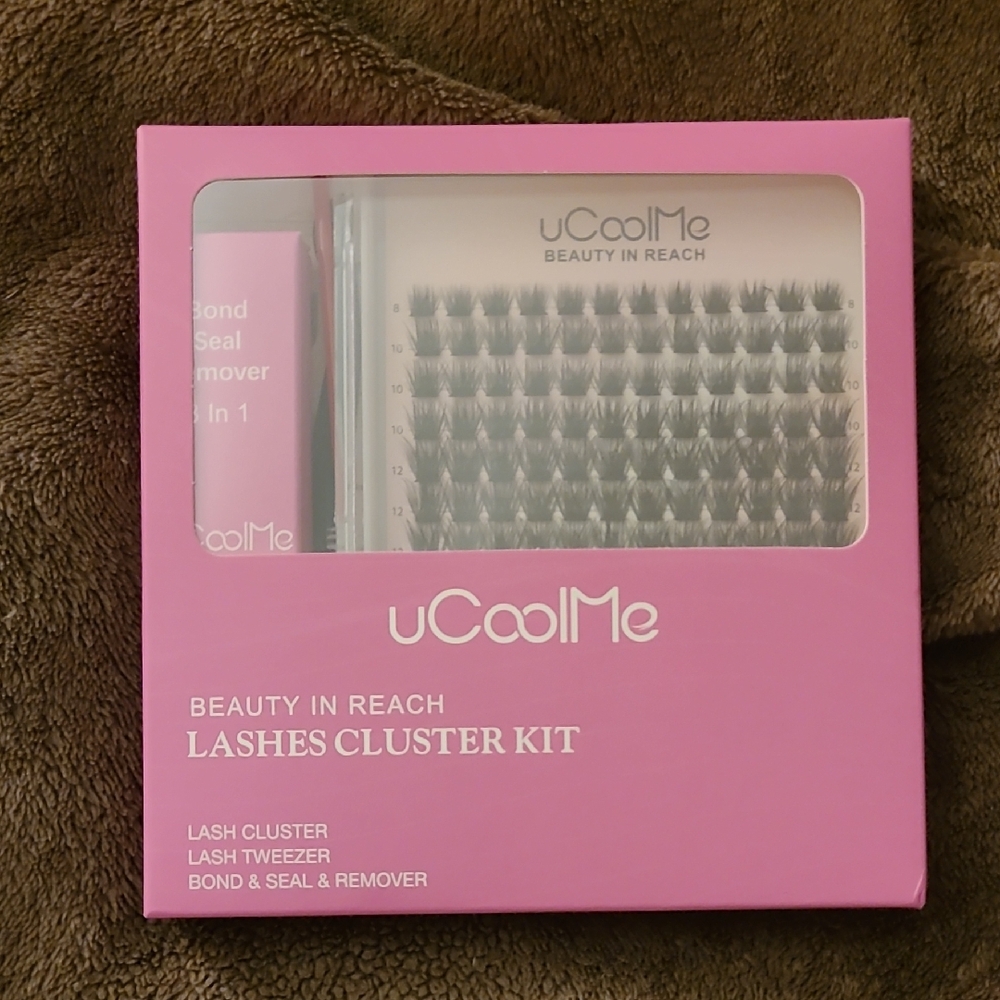 uCoolMe Lashes Cluster Kit in Pink